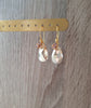 Gold earrings with Golden Shadow Austrian crystal drops and balls