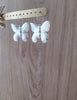 Dige Designs long silver butterfly earrings