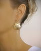 Dige Designs gold seashell earrings