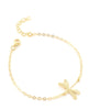 Dige Designs gold dragonfly bracelet