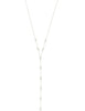 Long silver swirl necklace - Dige Designs