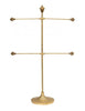 Antique gold jewellery display T-bar stand