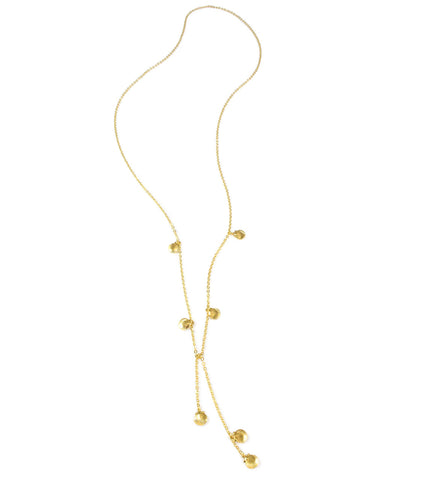 Dige Designs 18K gold plated seashell wrap necklace