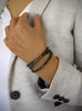 Dige Designs brown reptile printed leather bracelet