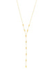 Dige Designs long gold swirl necklace