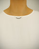 Short silver necklace with grey Swarovski pearls