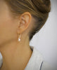 Golden Shadow Swarovski crystal drop earrings